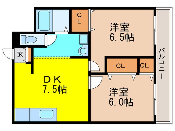 ファミール宝塚の物件間取画像